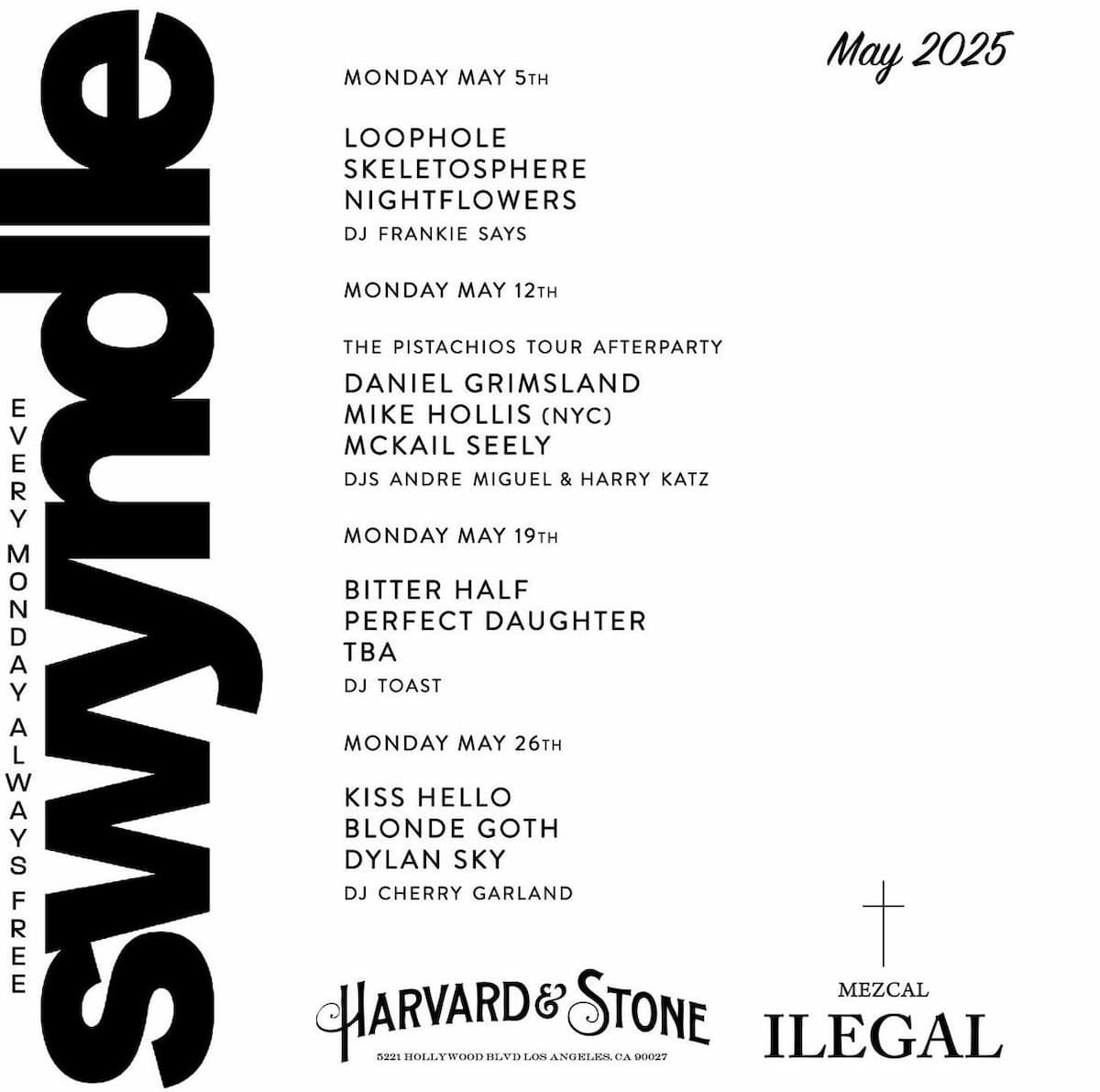 Daniel Grimsland / Mike Hollis (NYC) / McKail Seely / DJs Andre Miguel & Harry Katz
