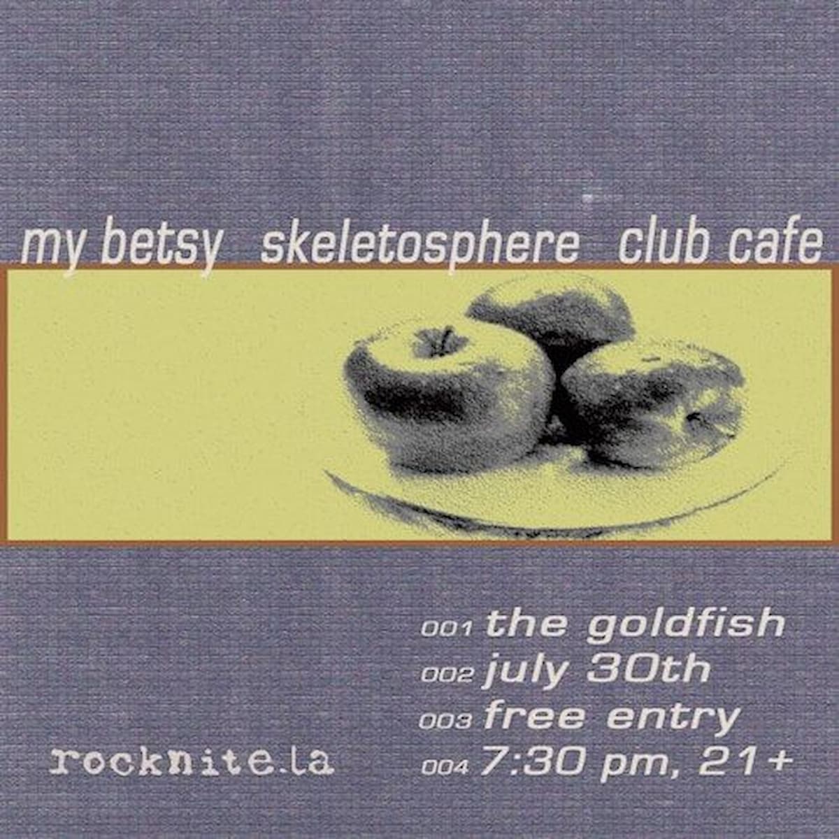 My Betsy / Skeletosphere / Club Cafe