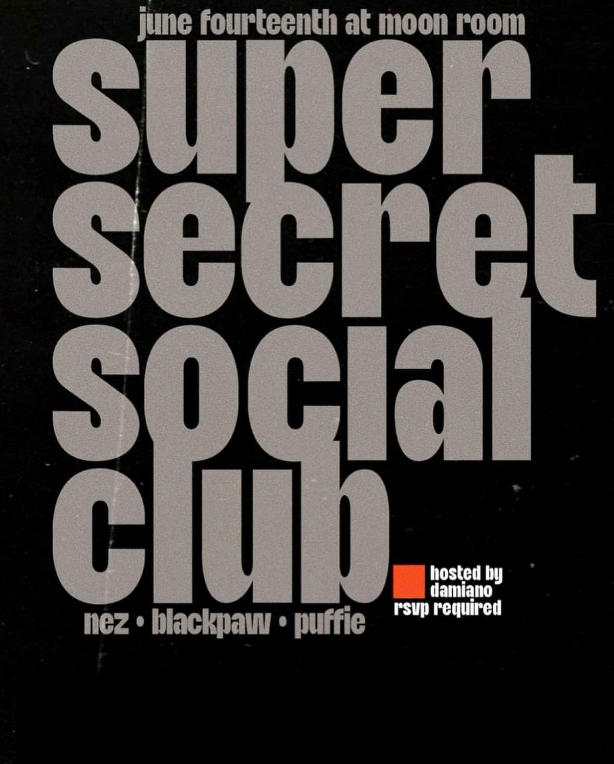 Super Secret Social Club