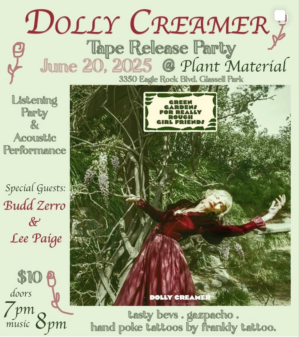 Dolly Creamer Tape Release Party