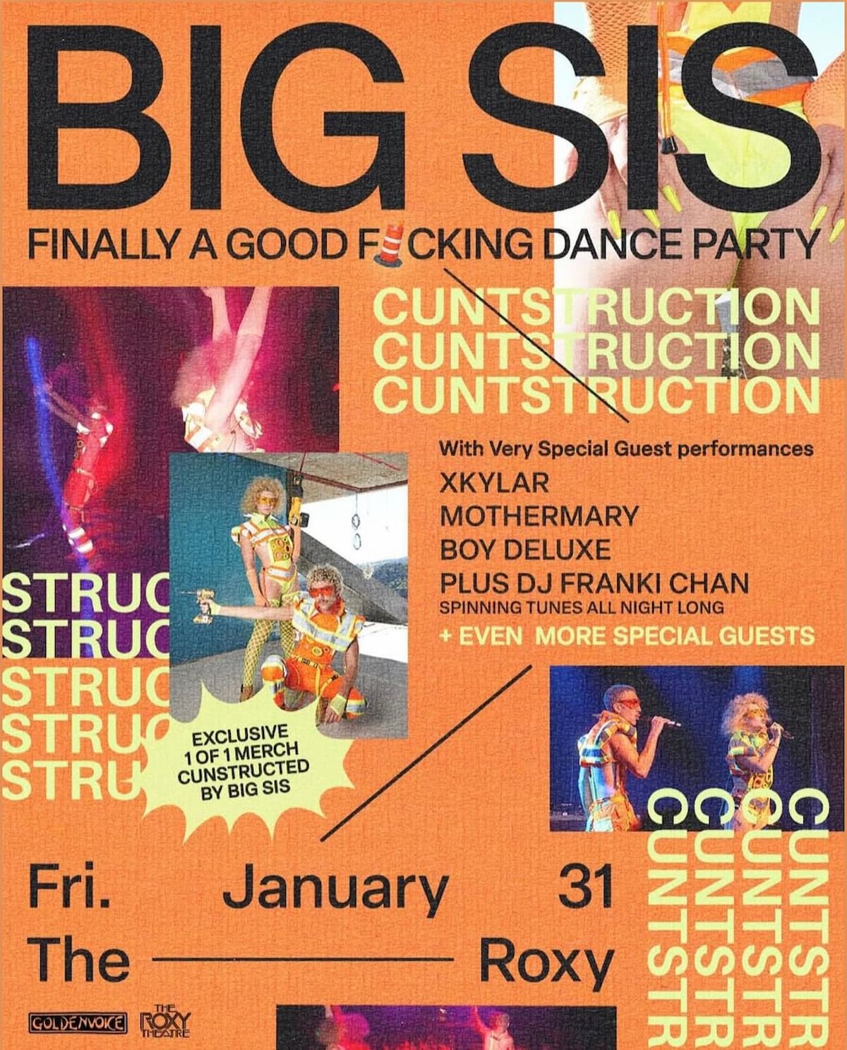 Big Sis / Xkylar / MOTHERMARY / Boy Deluxe / DJ Franki Chan