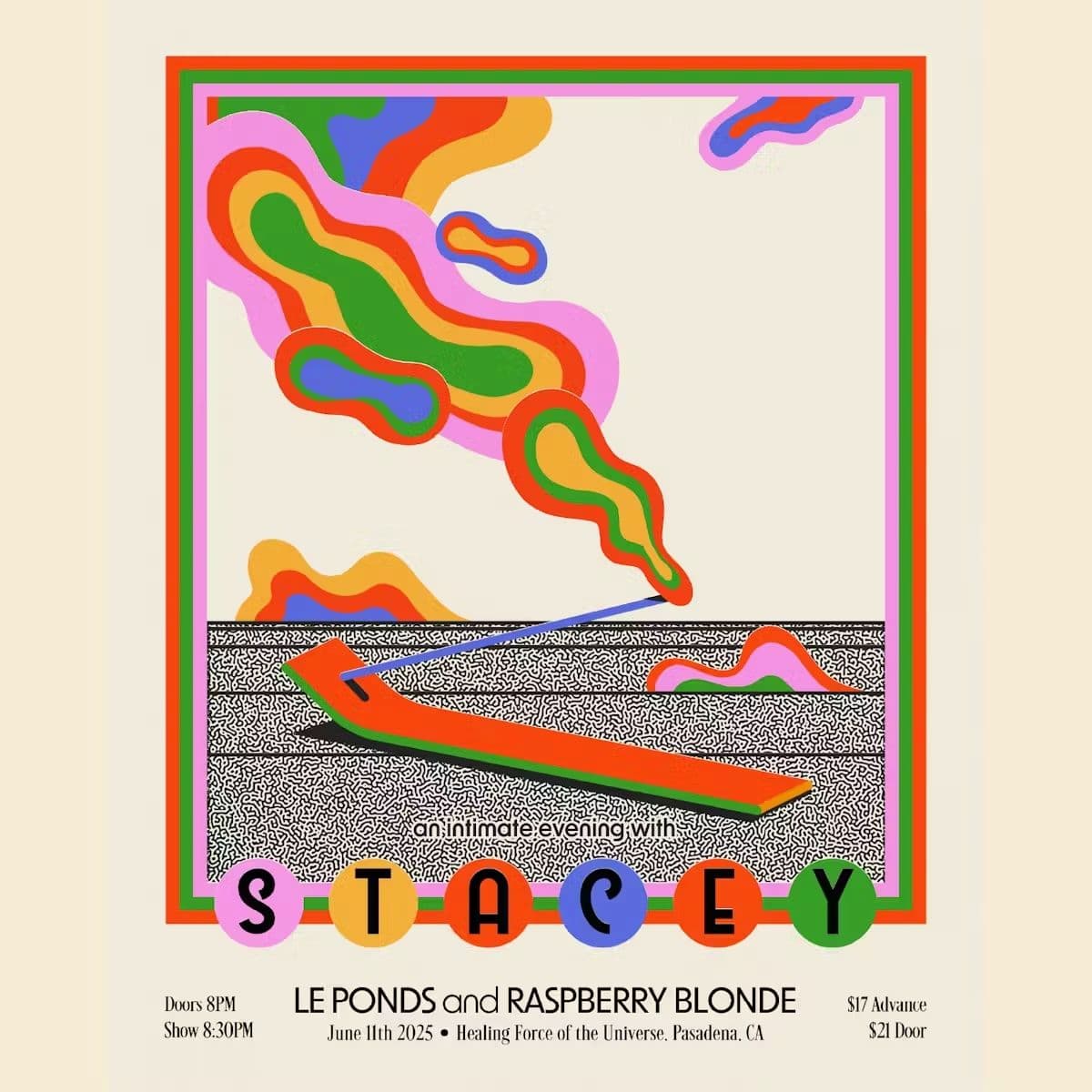 Stacey / LéPonds / Raspberry Blonde