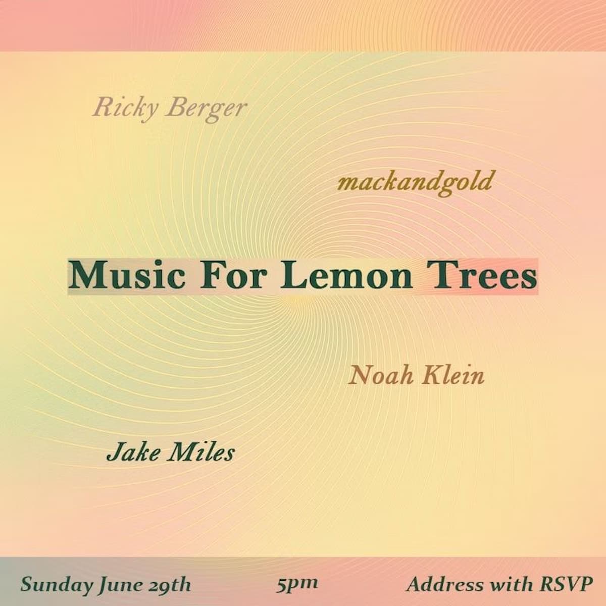 Music For Lemon Trees Vol. 2