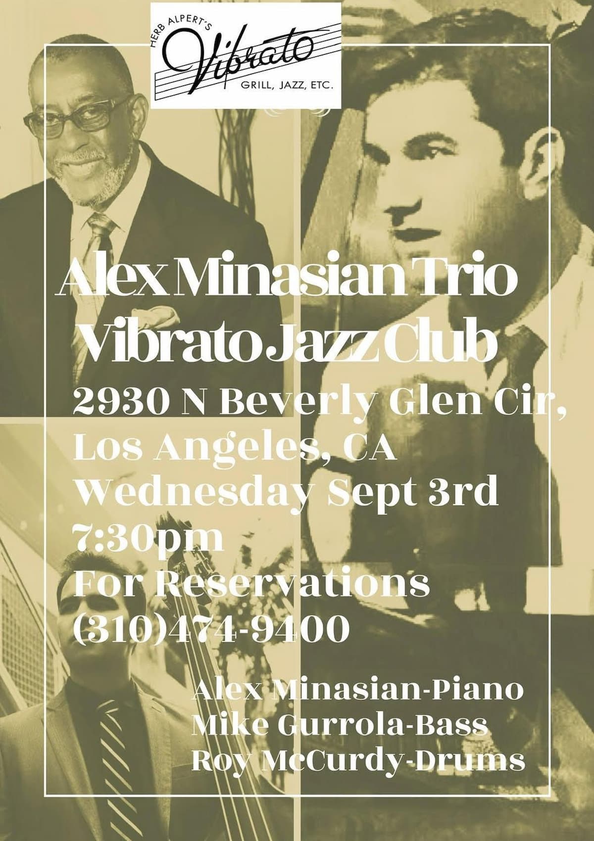 Alex Minasian Trio