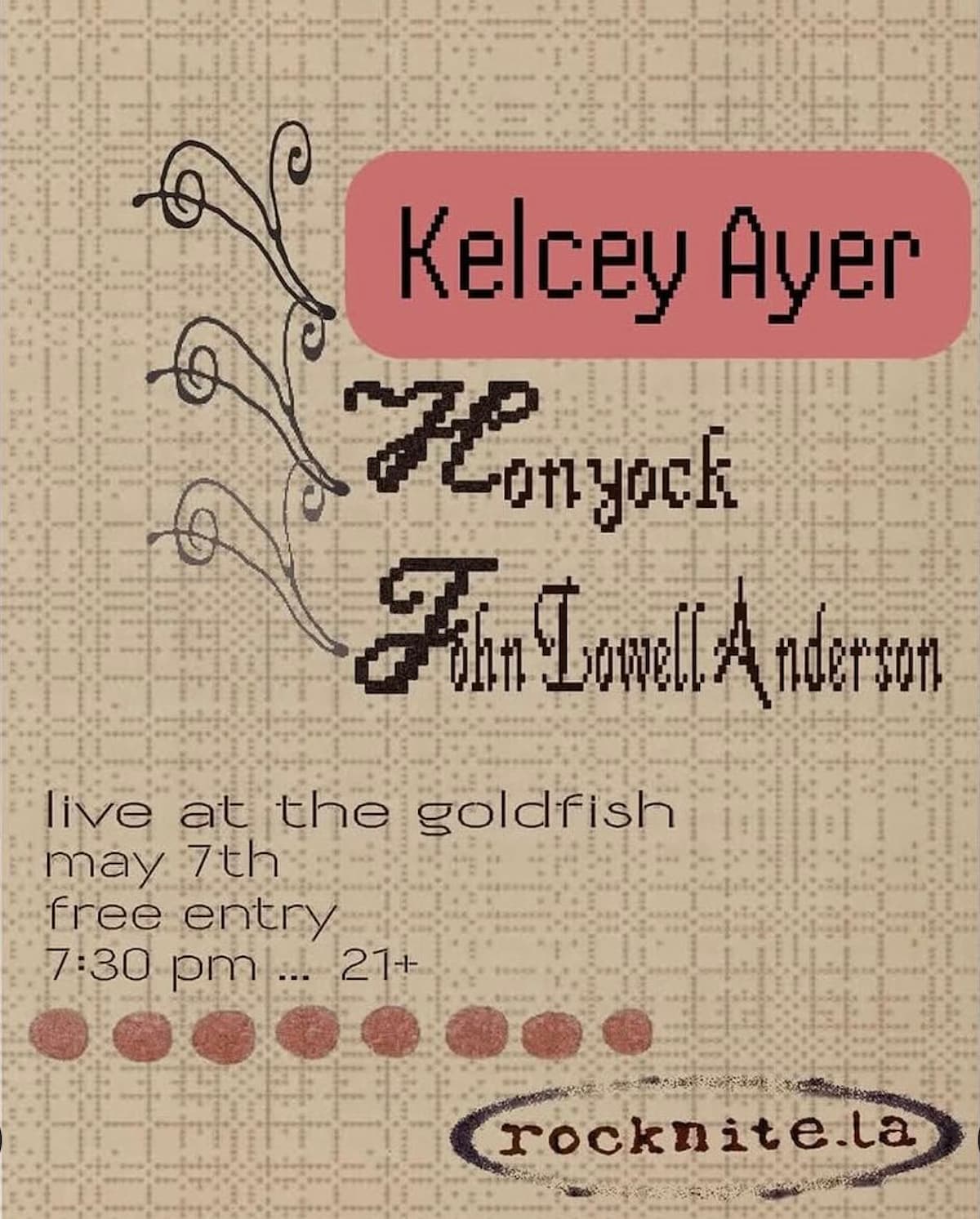 Kelsey Ayer / Honyock / John Lowell Anderson