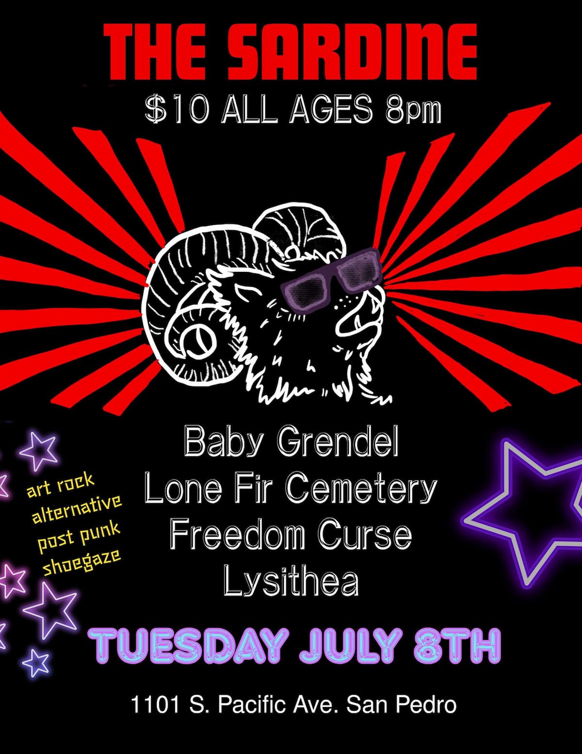 Baby Grendel / Lone Fir Cemetary / Freedom Curse / Lysithea