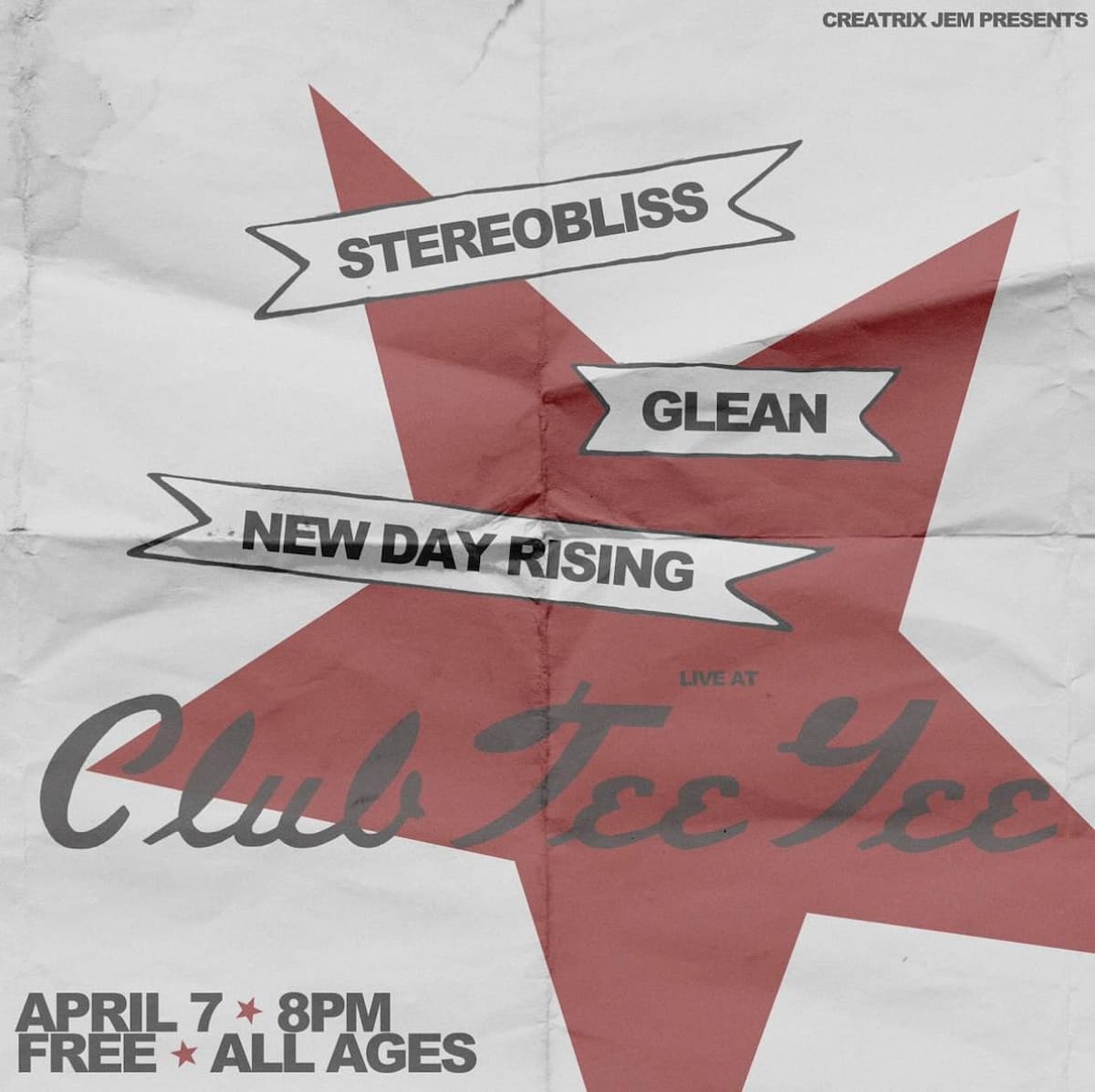 StereoBliss / Glean / New Day Rising