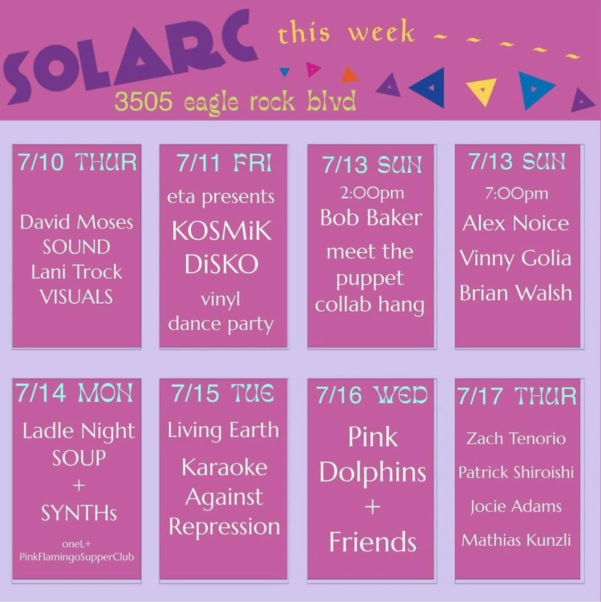 Sounds at Solarc