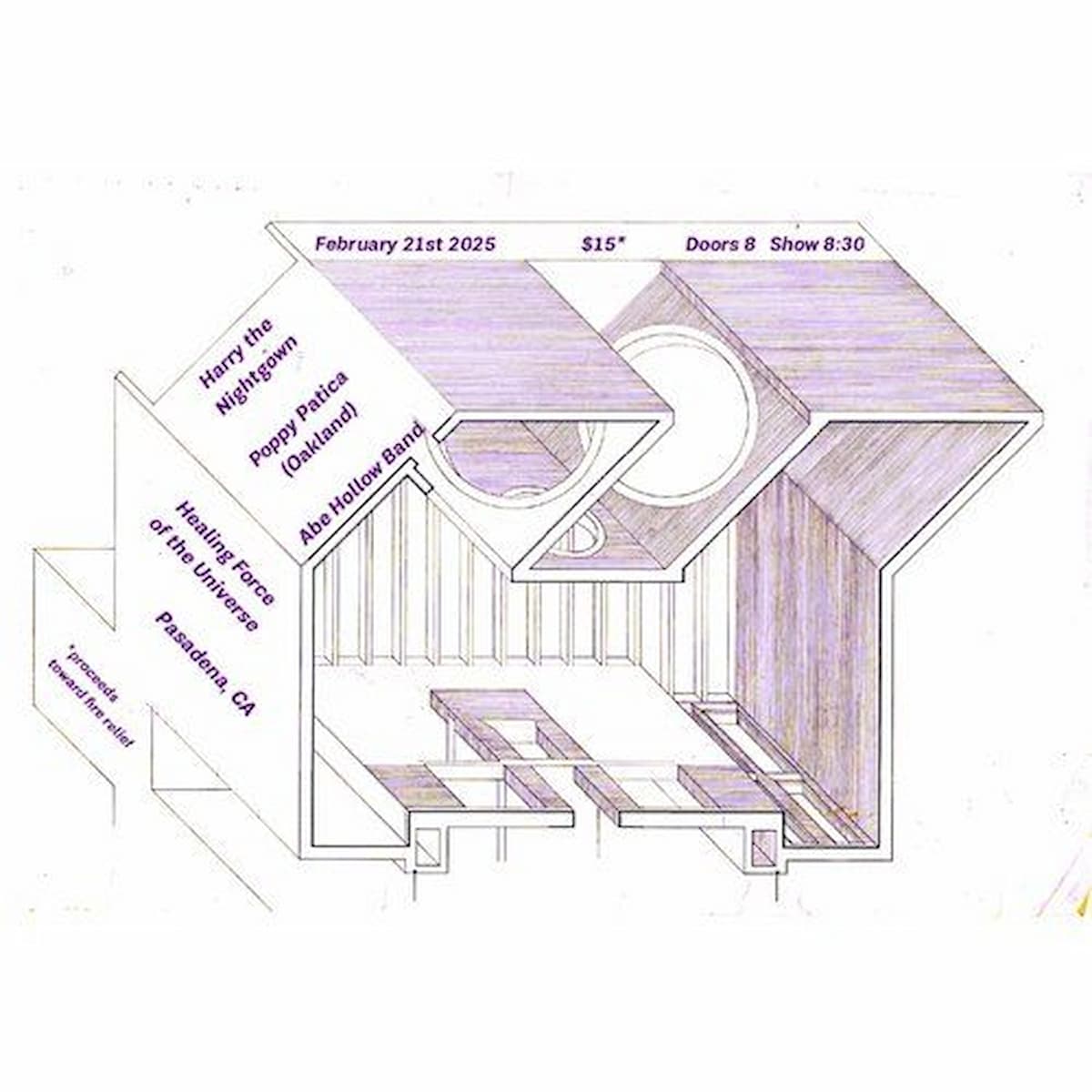 Harry the Nightgown / Poppy Patica / Abe Hollow Band