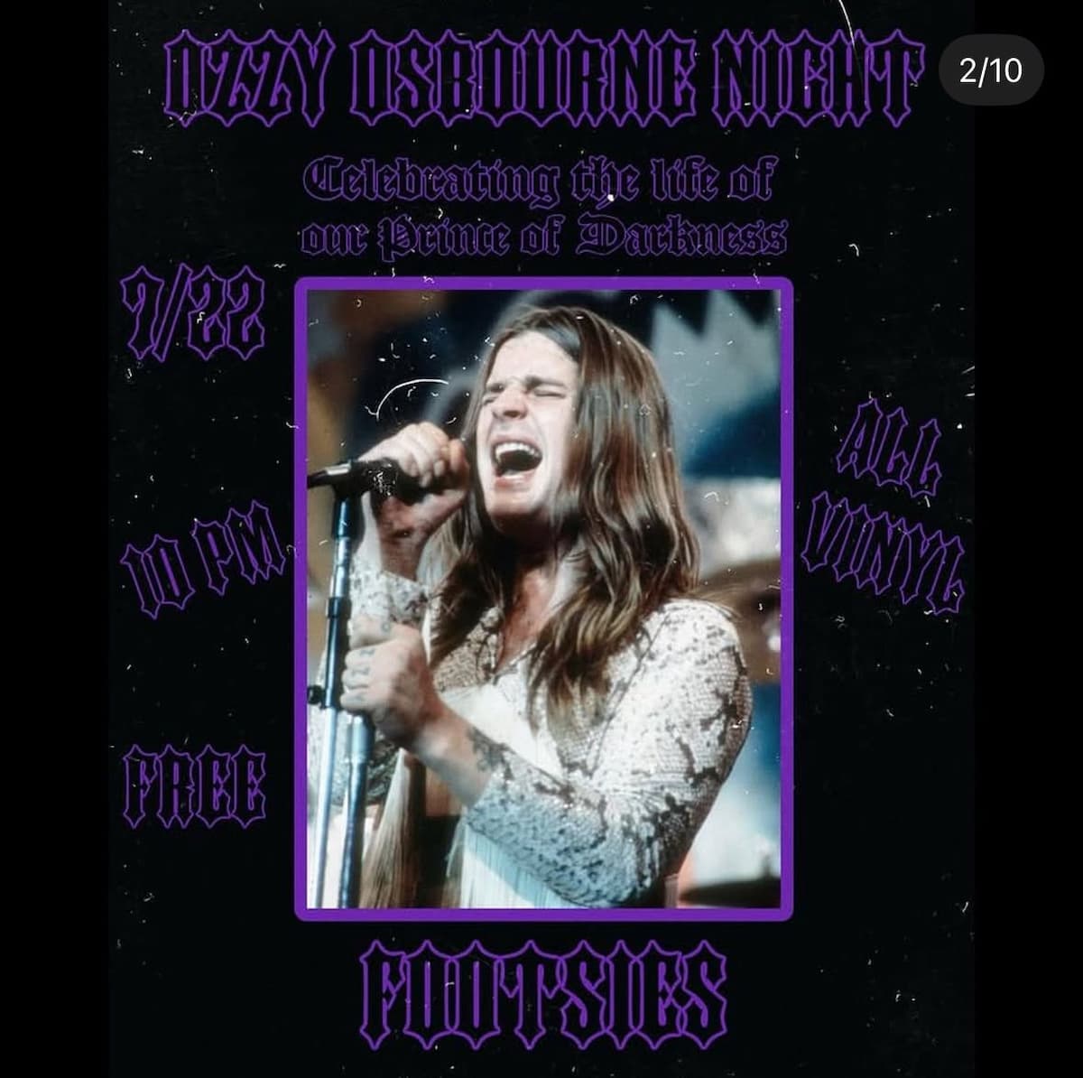 Ozzy Osbourne Night 