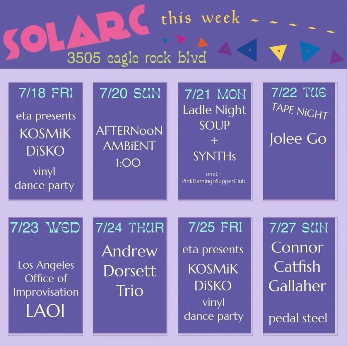Sounds at Solarc