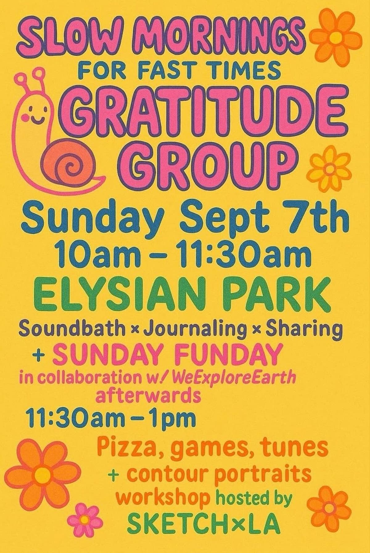 Slow Mornings for Fast Times - Gratitude Group