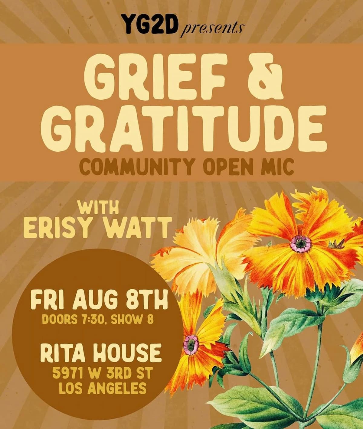 Grief & Gratitude Open Mic 
