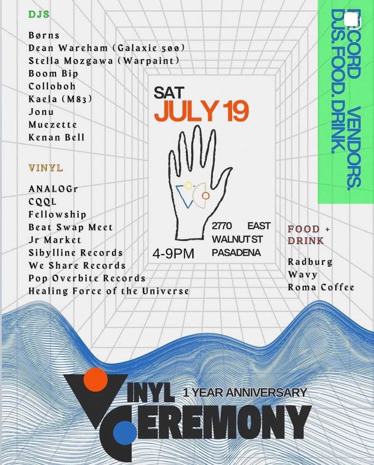 Vinyl Ceremony 1-Year Anniversary