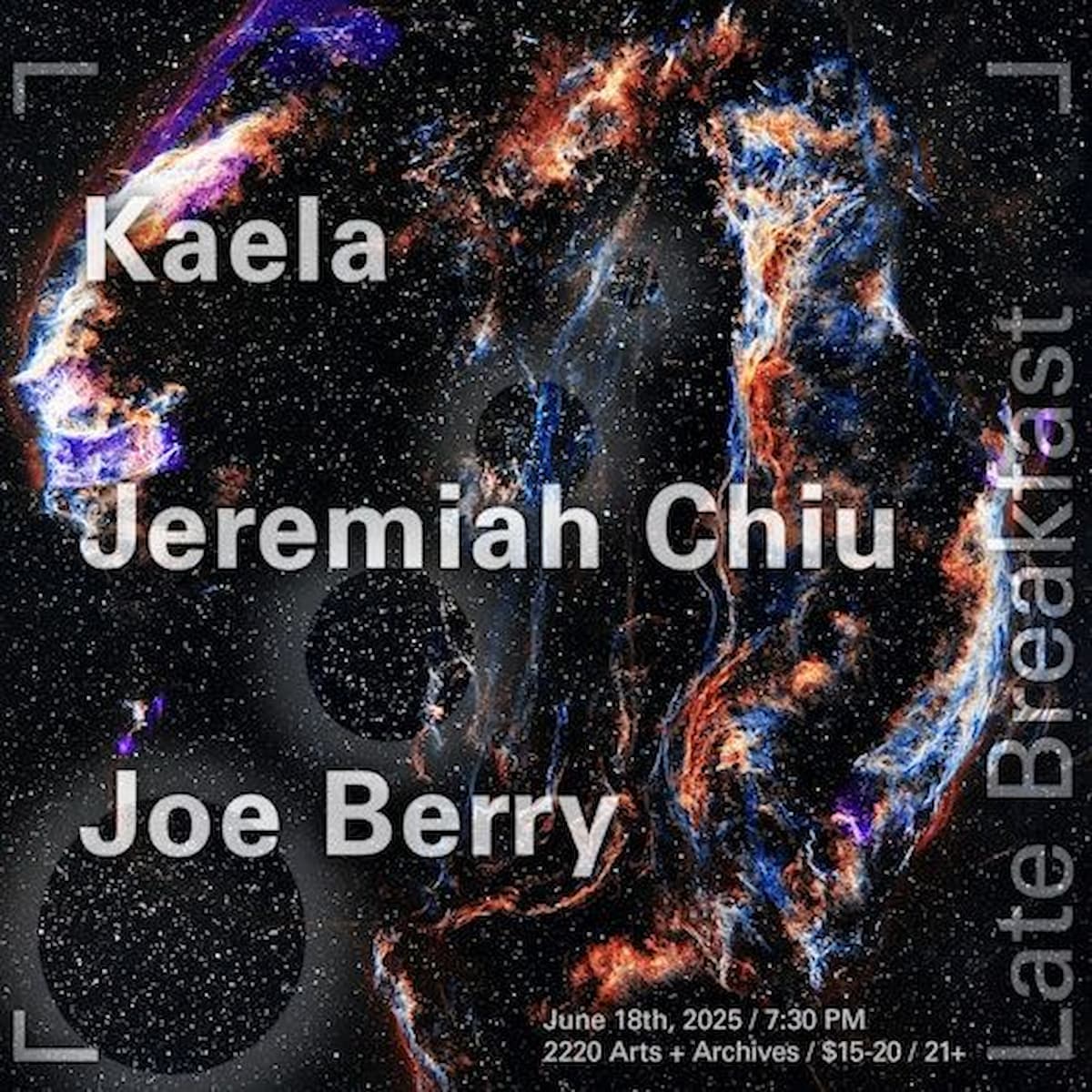 Kaela / Jeremiah Chiu / Joe Berry