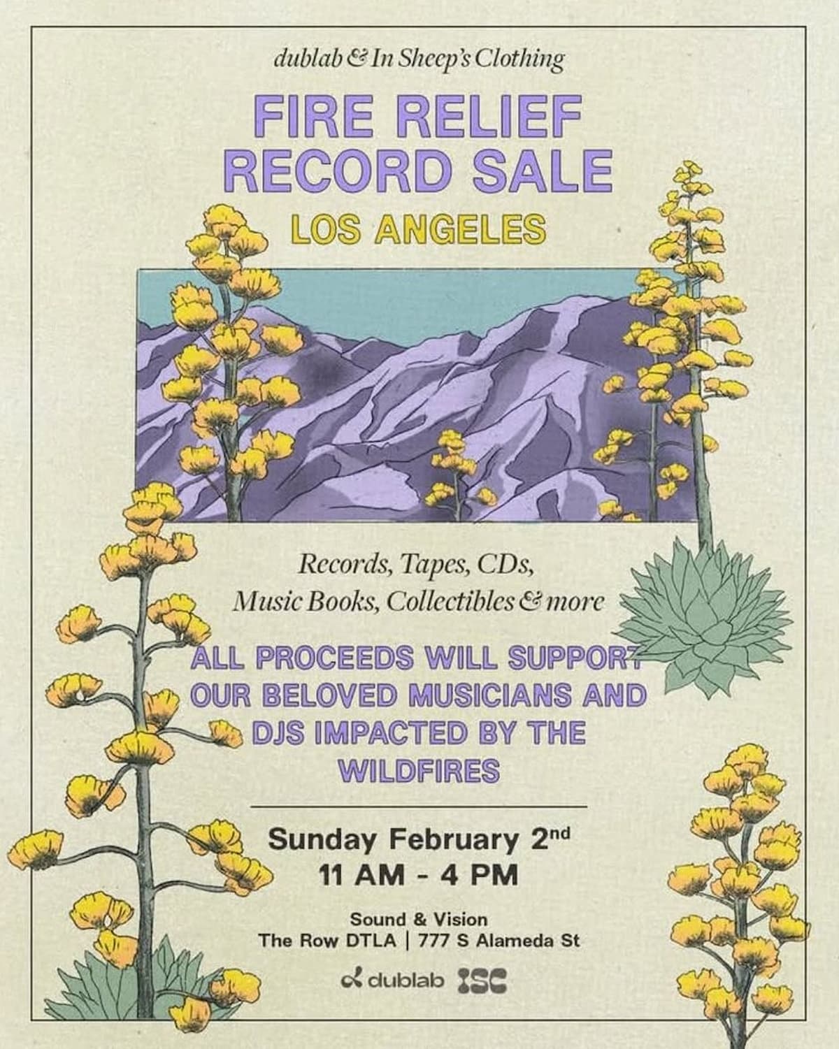 Fire Relief Record Sale