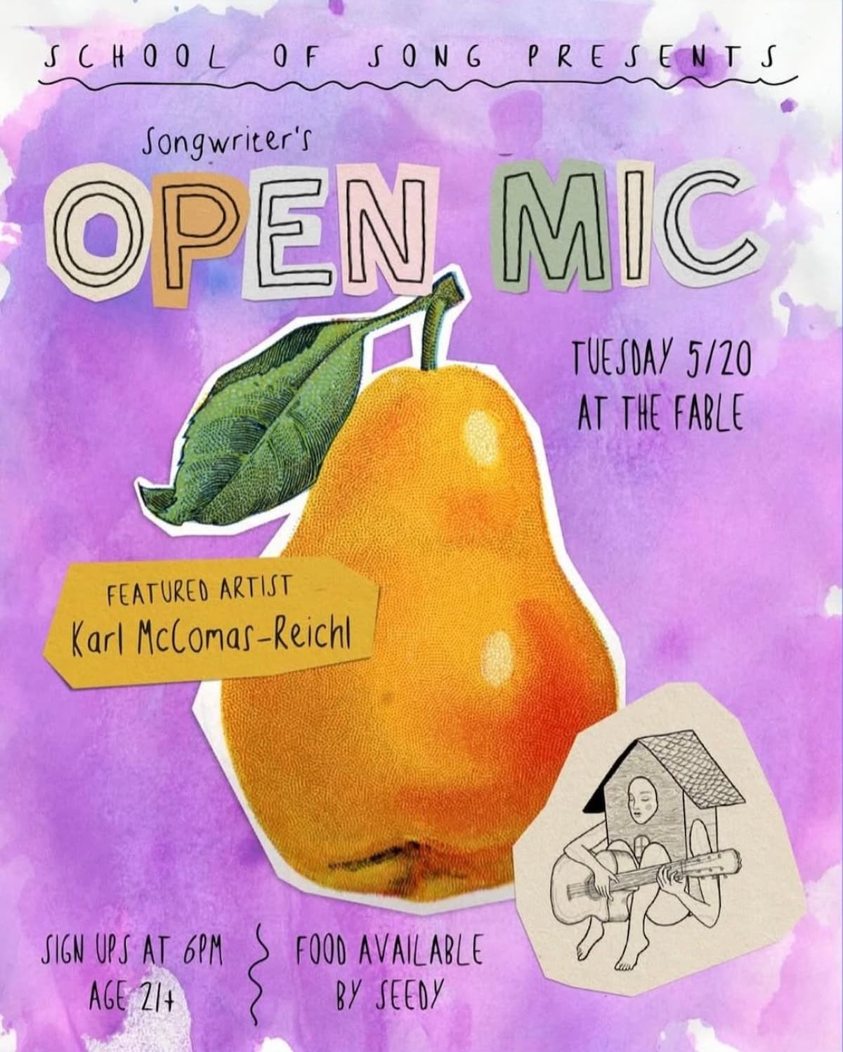 School of Song presents - Open Mic