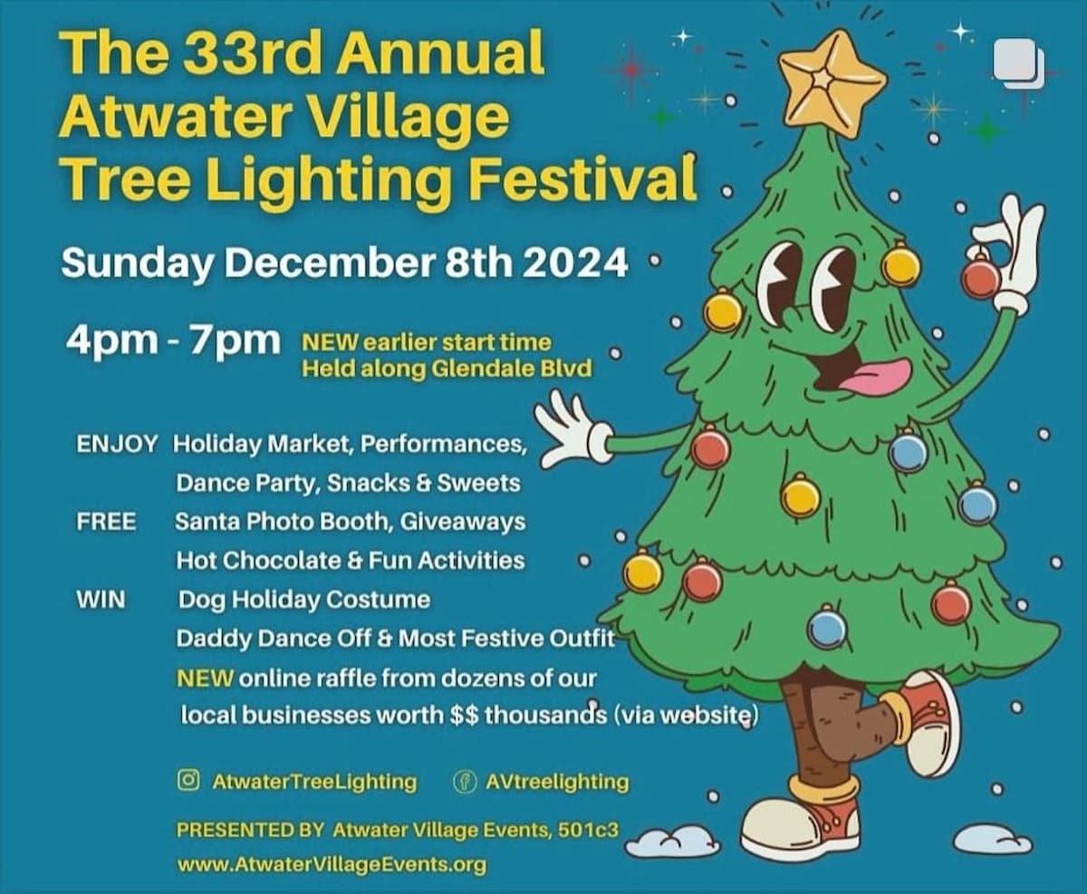 Atwater Village Tree Lighting Festival 