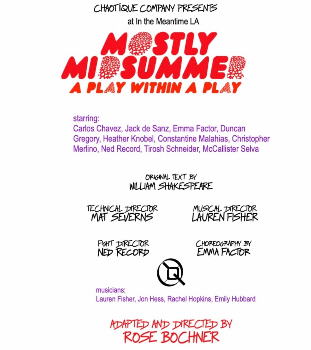 Mostly Midsummer - A Play Within a Play