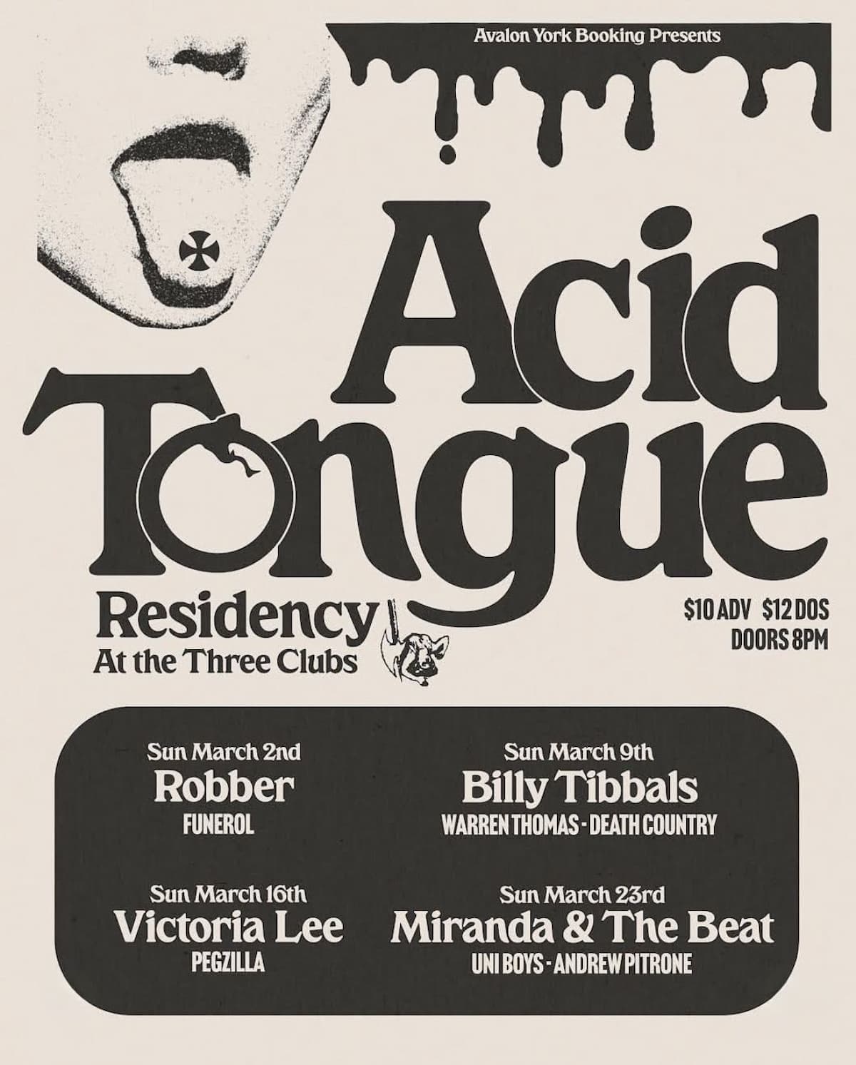 Acid Tongue / Victoria Lee / Pegzilla