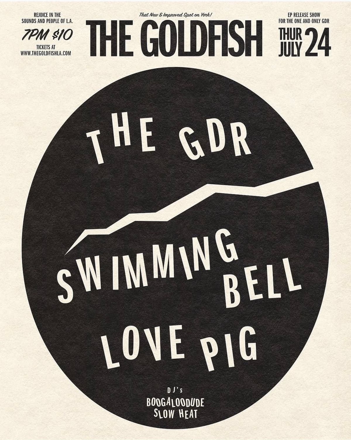 The GDR / Swimming Bell / Love Pig