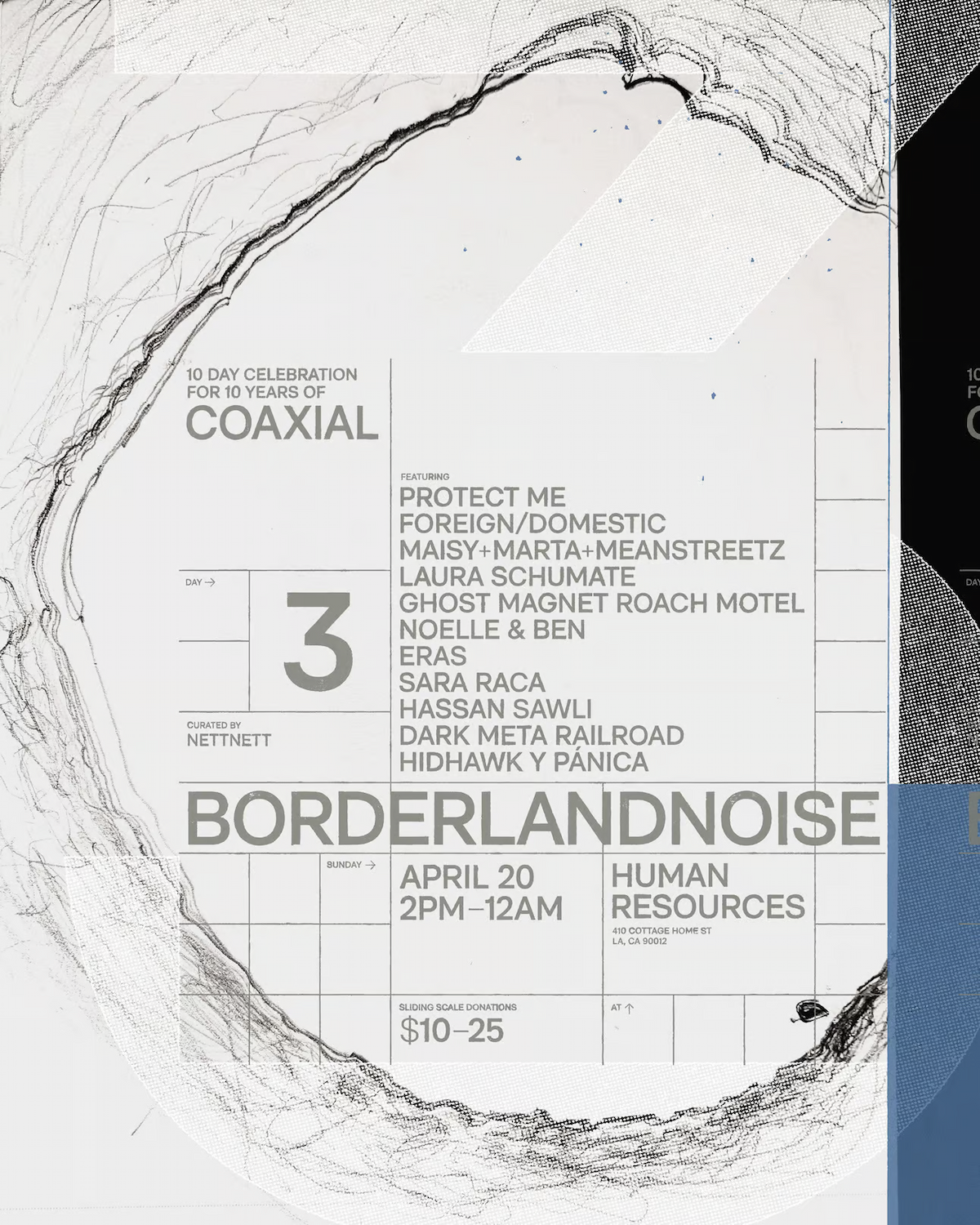 10 Years of Coaxial: nettnett presents Borderlandnoise