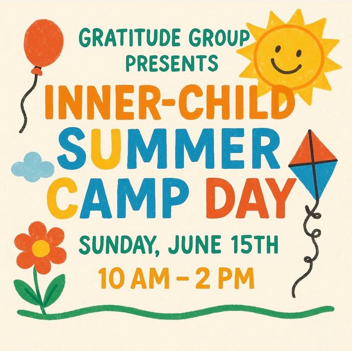 Gratitude Group Inner-Child Joy Summer Camp Day