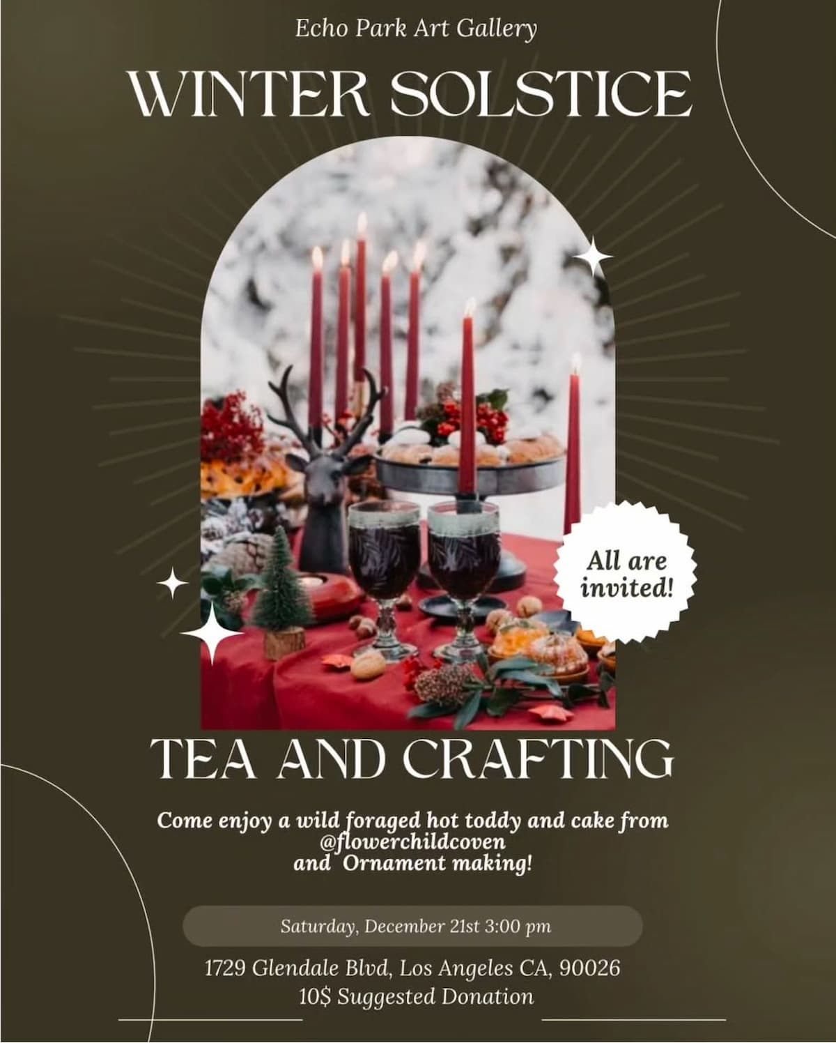 Winter Solstice: Tea & Crafting