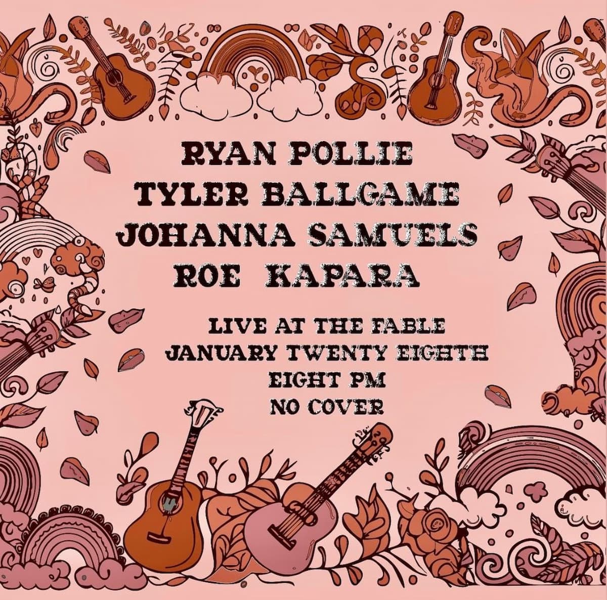 Ryan Pollie / Tyler Ballgame / Johanna Samuels / Roe Kapara