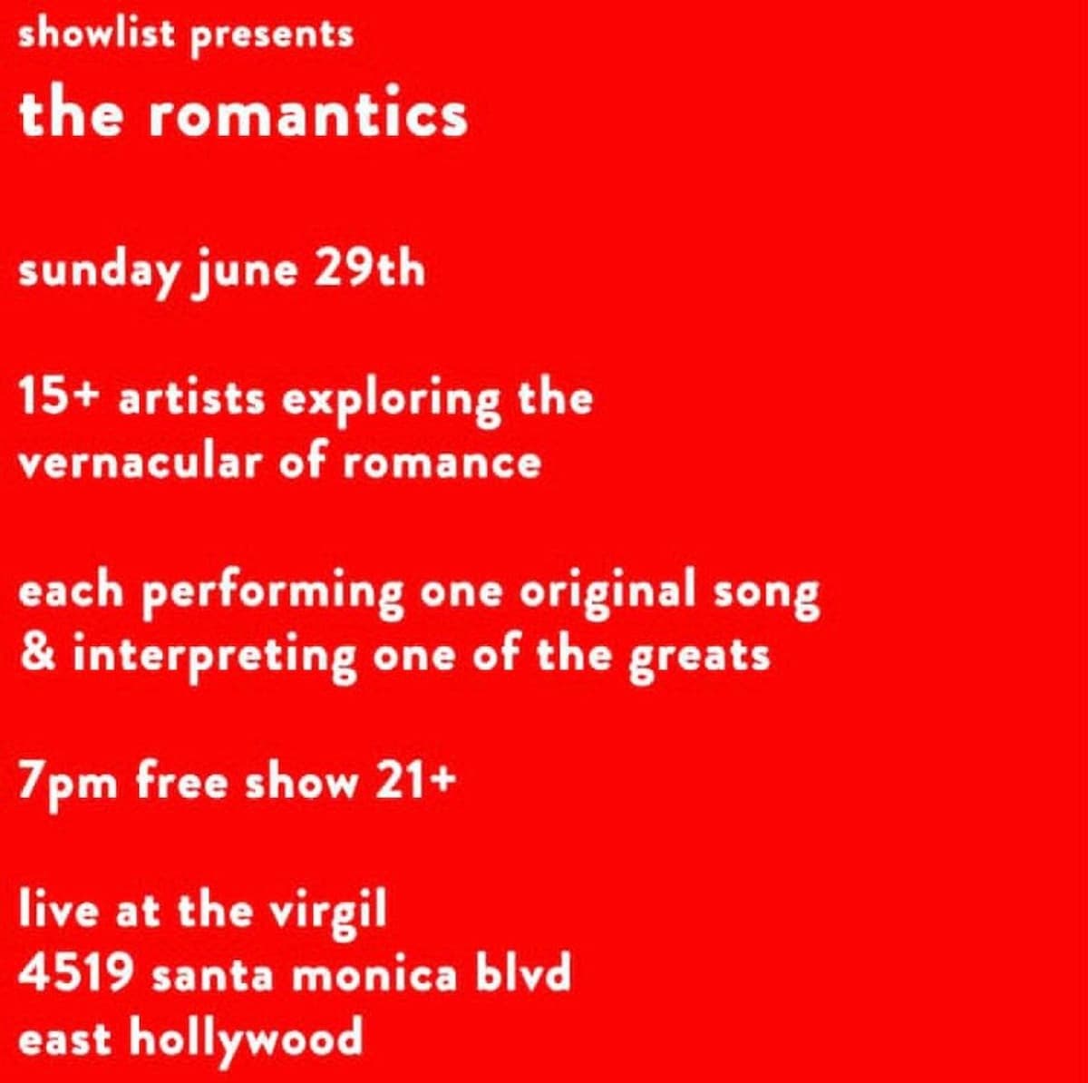 The Romantics - 15 Artists Exploring the Vernacular of Romance
