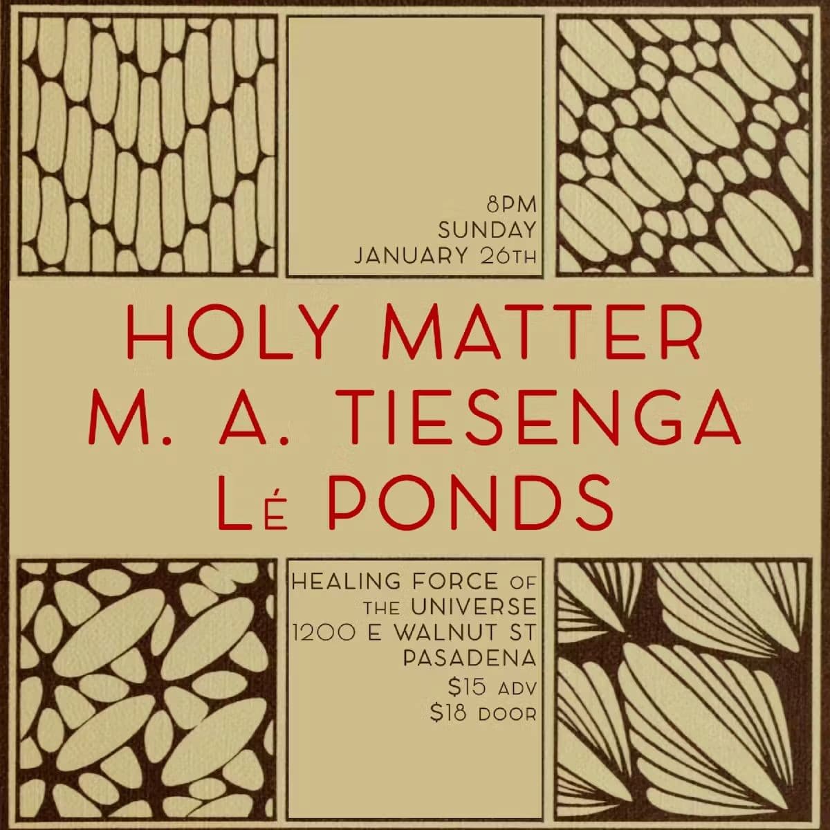 Holy Matter / M.A. Tiesenga / LéPonds