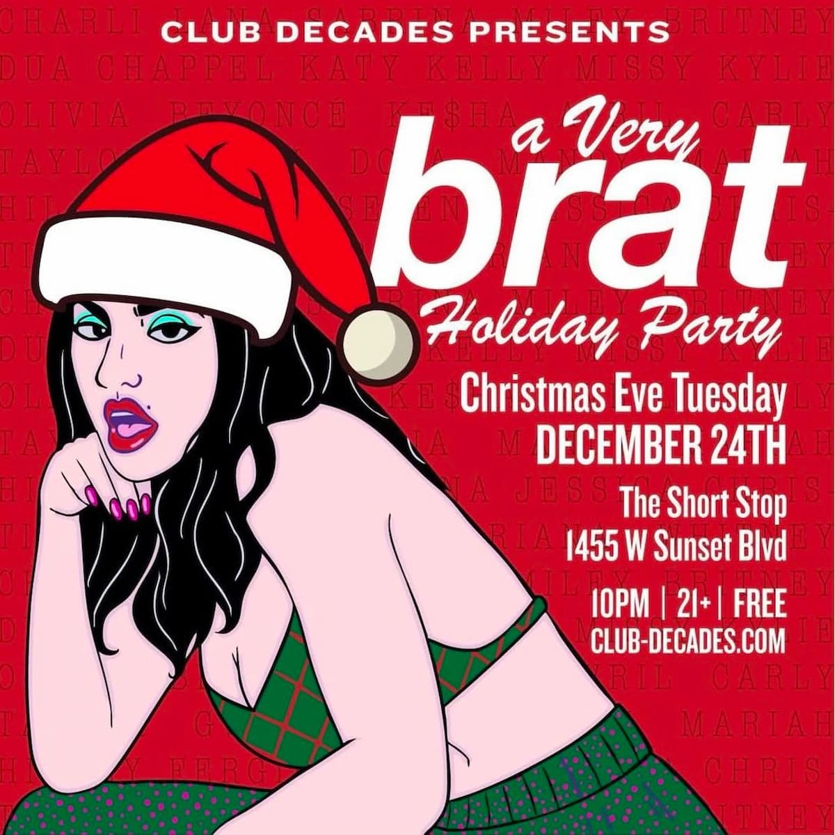 a Very brat Holiday Party