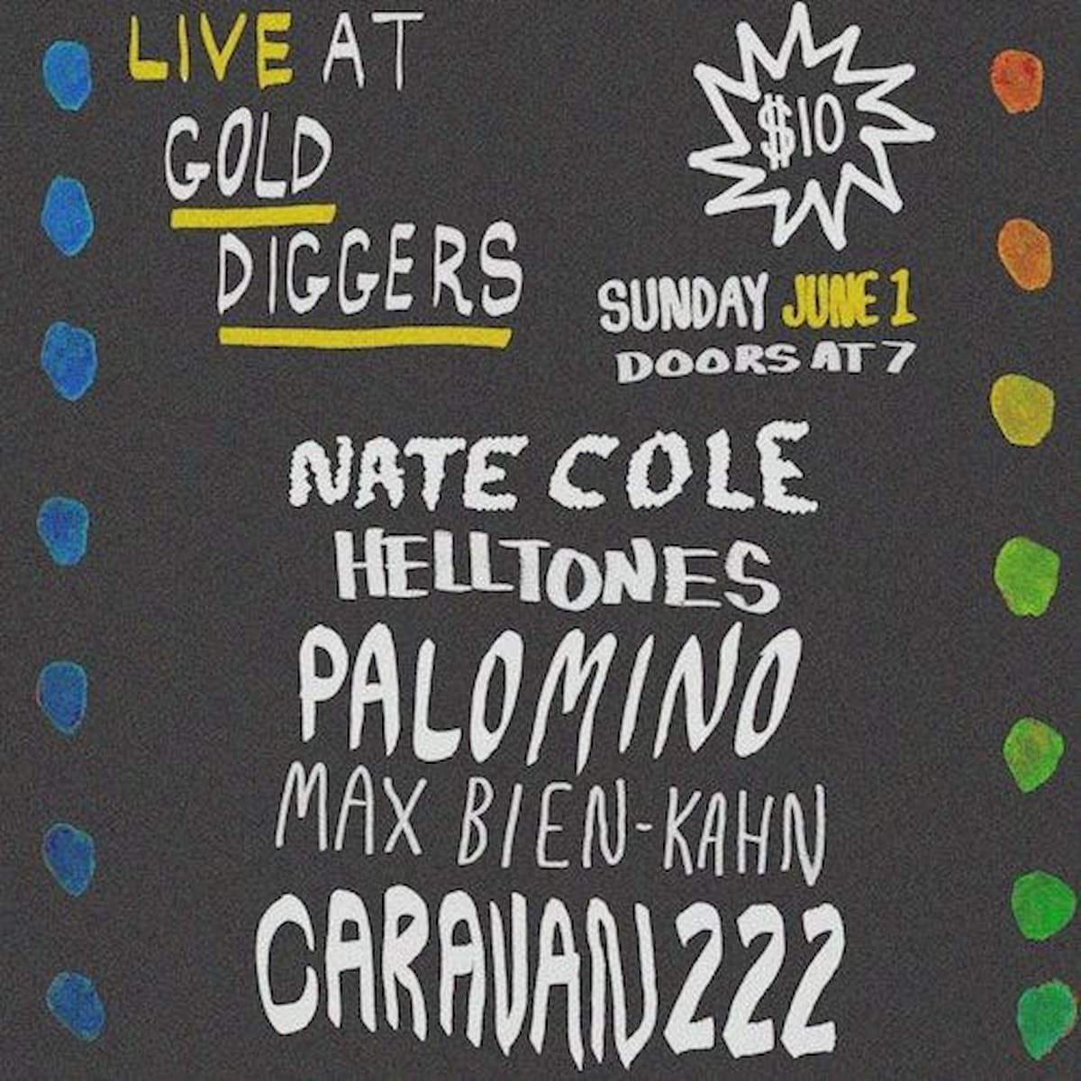 Caravan 222 / Max Bien-Kahn / Palomino Brothers / The Helltones / Nate Cole