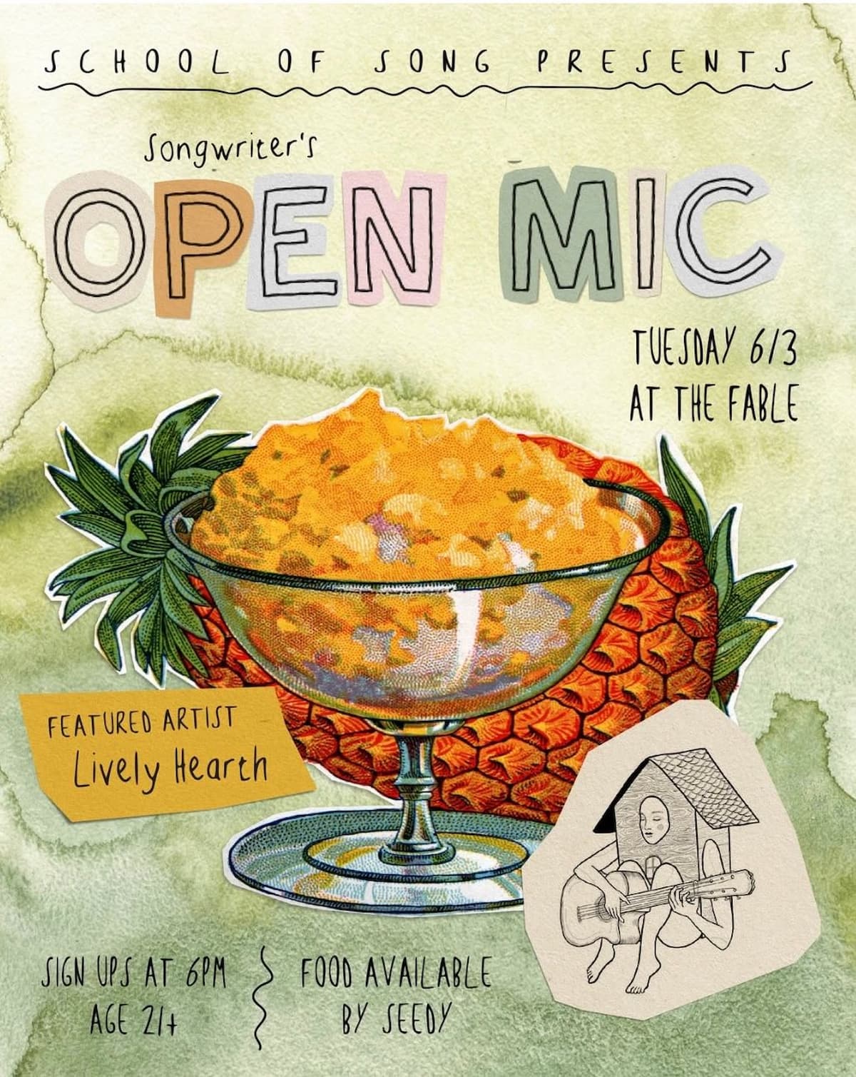School of Song presents - Open Mic