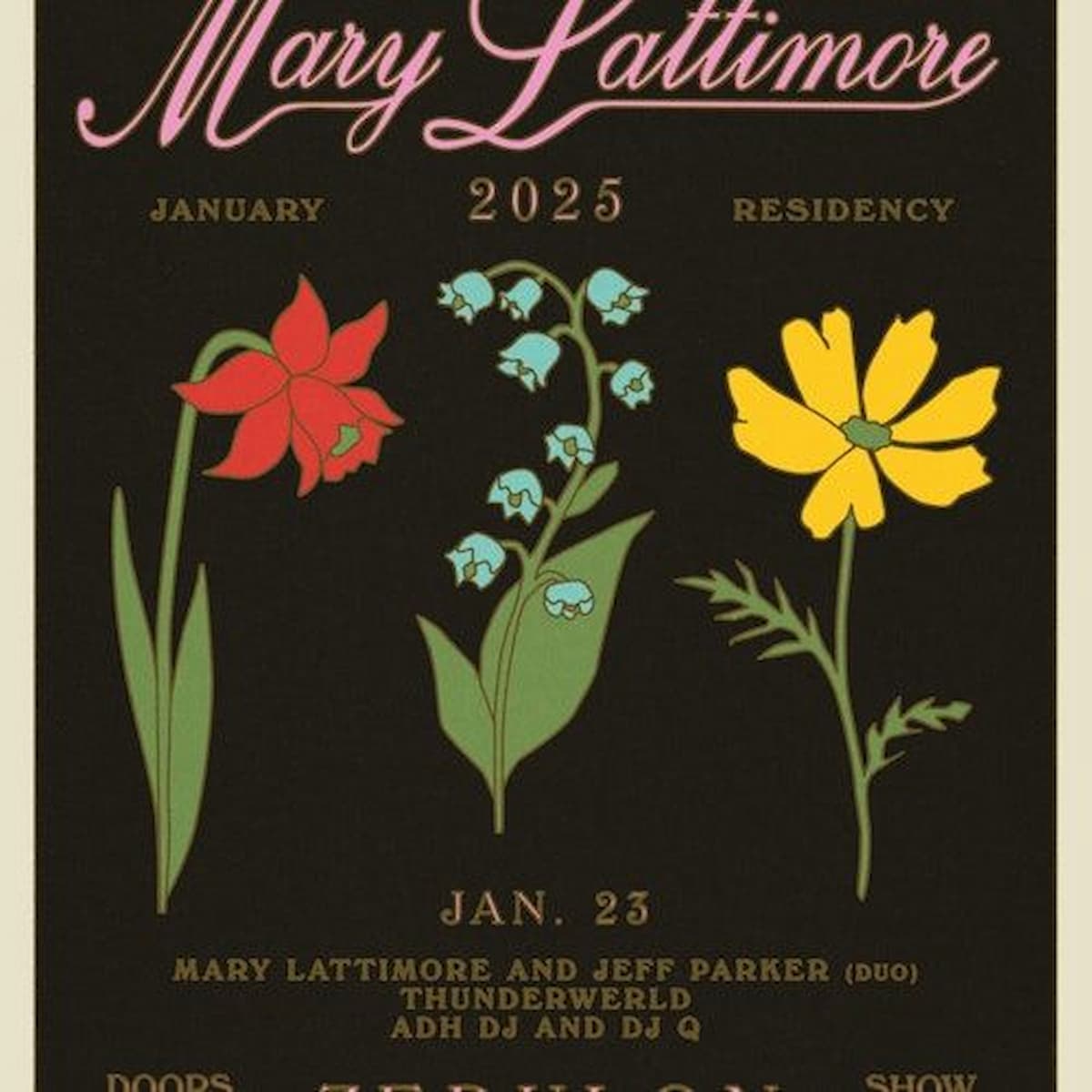 Mary Lattimore & Jeff Parker Duo / Thunderwerld / ADH DJ and DJ Q