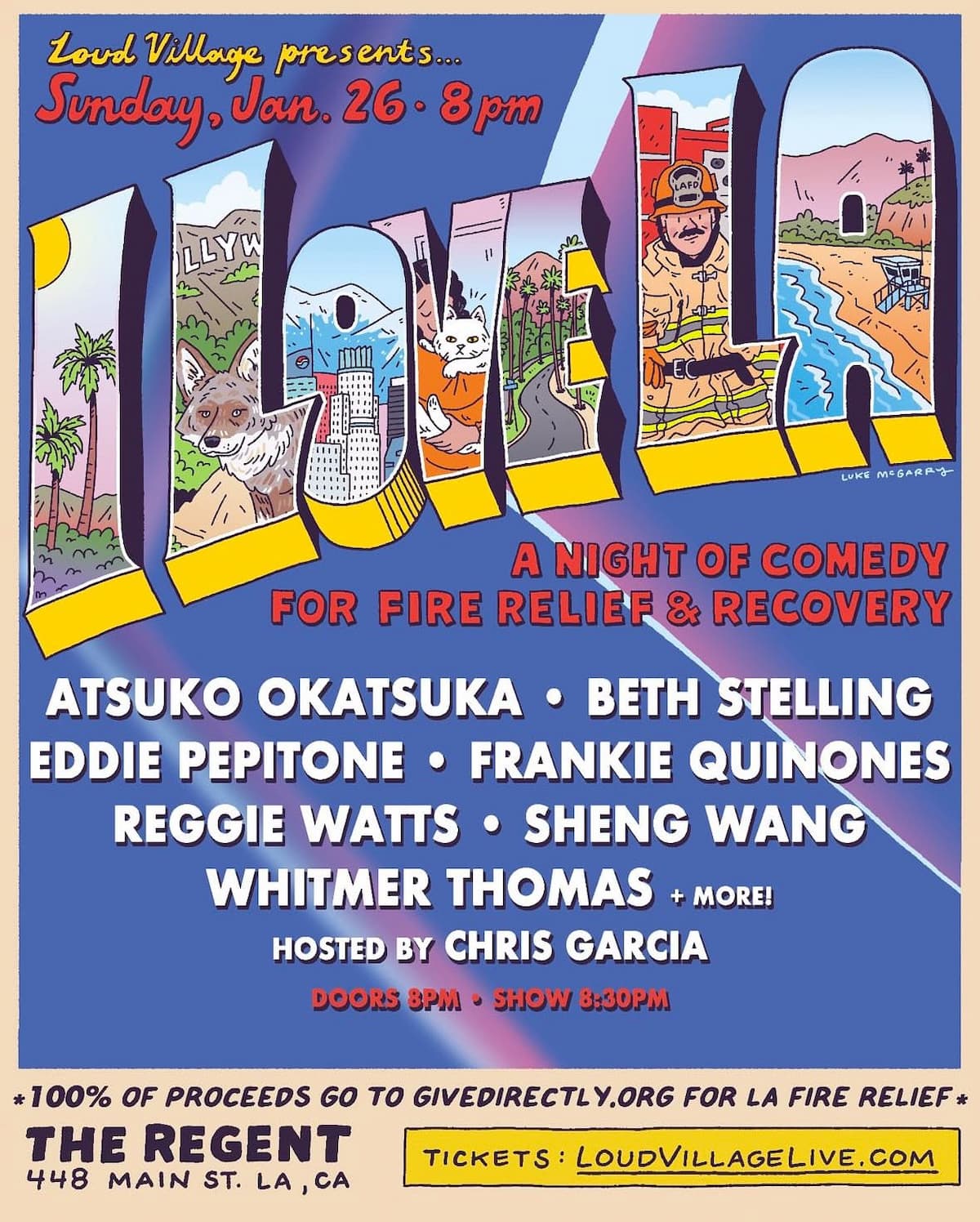 I LOVE LA: A Night of Comedy for Fire Relief & Recovery