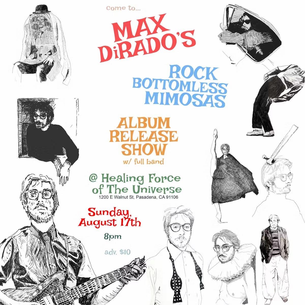 Max DiRado's Rock Bottomless Mimosas Album Release