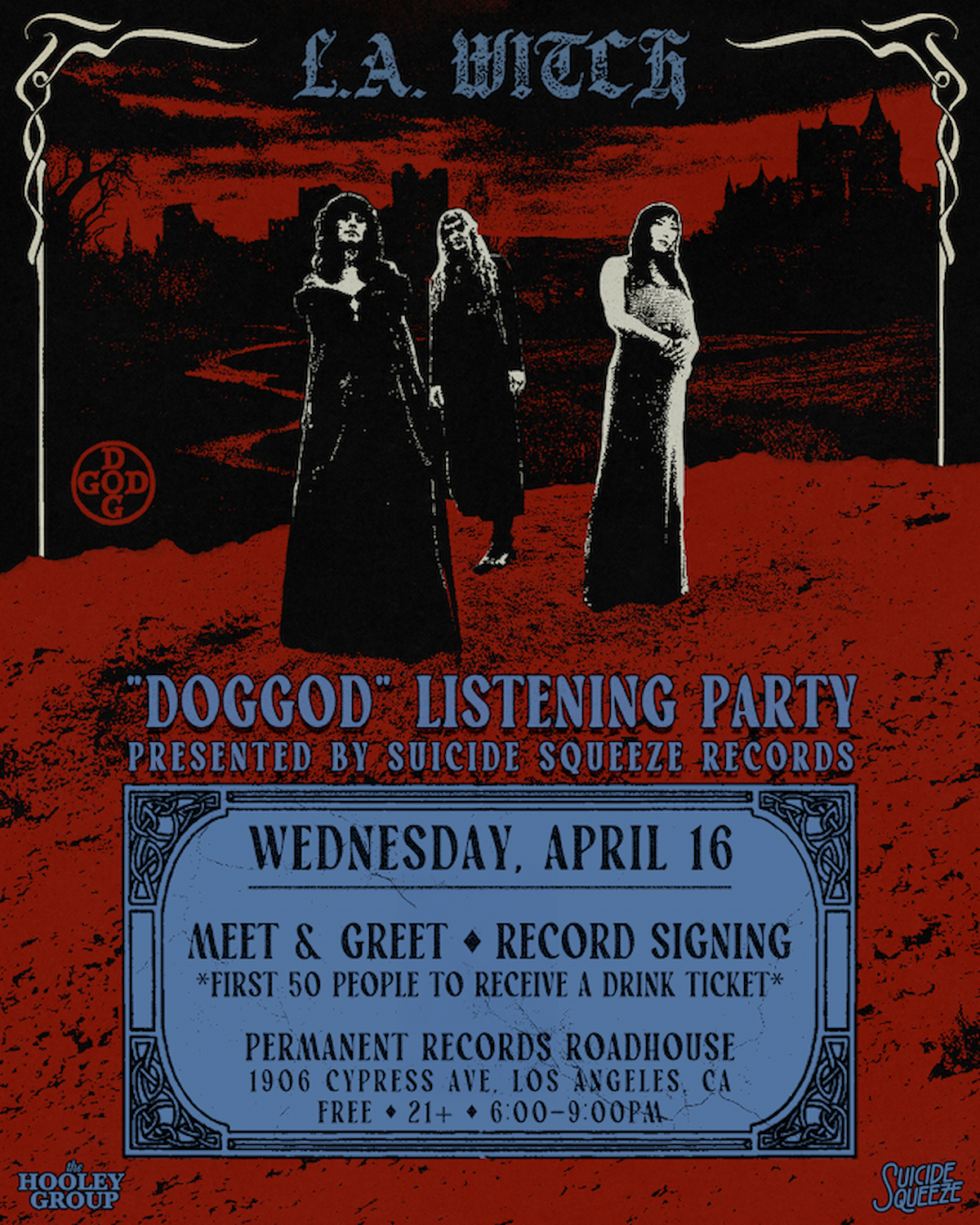 L.A. Witch "Doggod" Listening Party