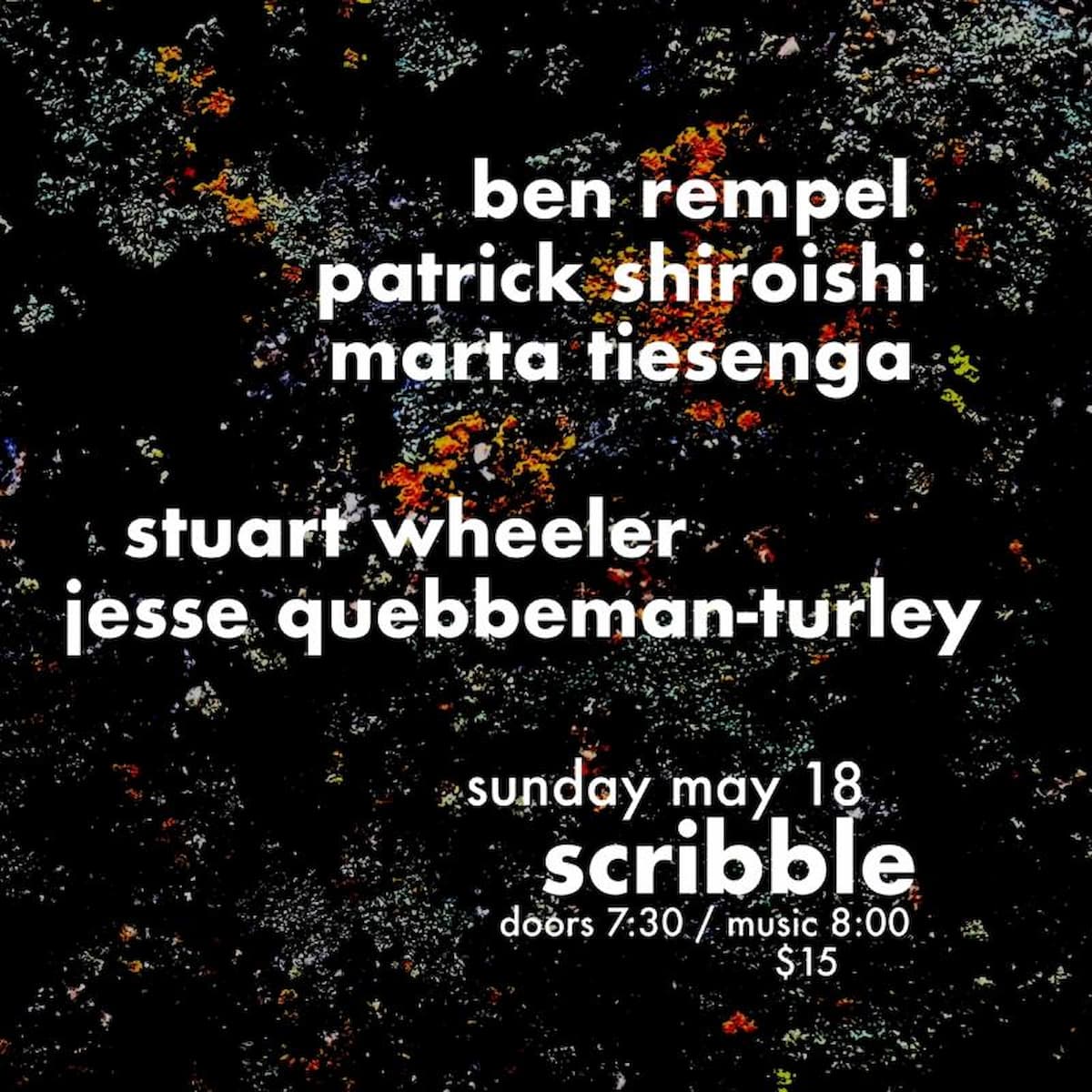 Ben Rempel / Patrick Shiroishi / Marta Tiesenga 
