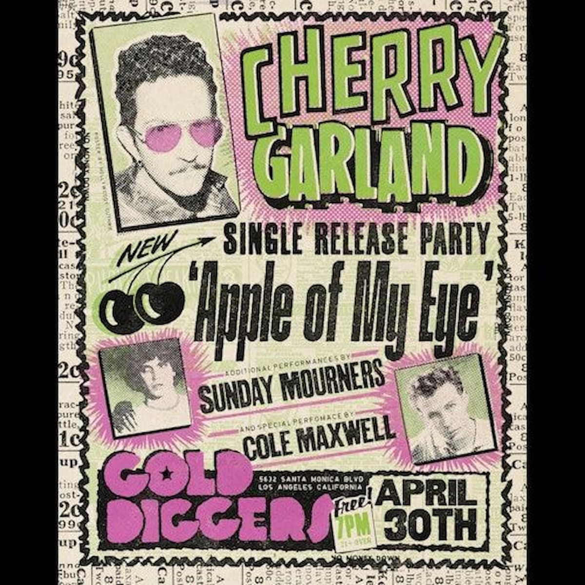 Cherry Garland / Sunday Mourn-ers / Cole Maxwell
