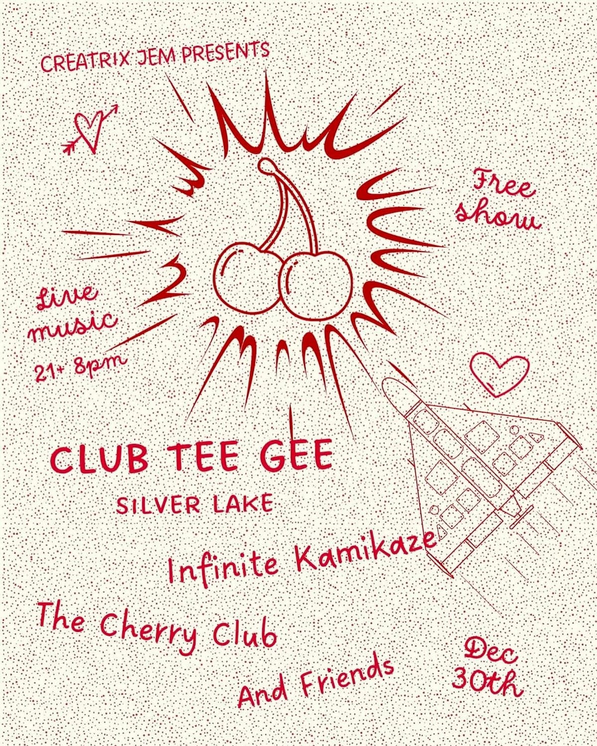 Infinite Kamikaze / The Cherry Club & Friends