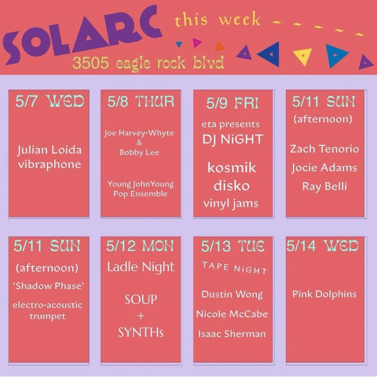 Sounds at Solarc