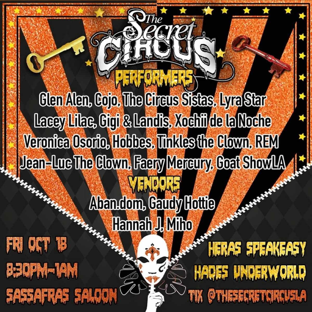 The Secret Circus - Haunted Speakeasy